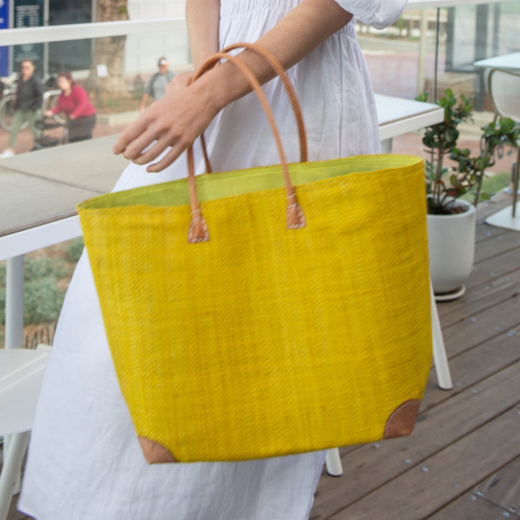 Onar bag, Beach bag, handmade bag, leather straps. straw bag, bag, handmade, bags Australia